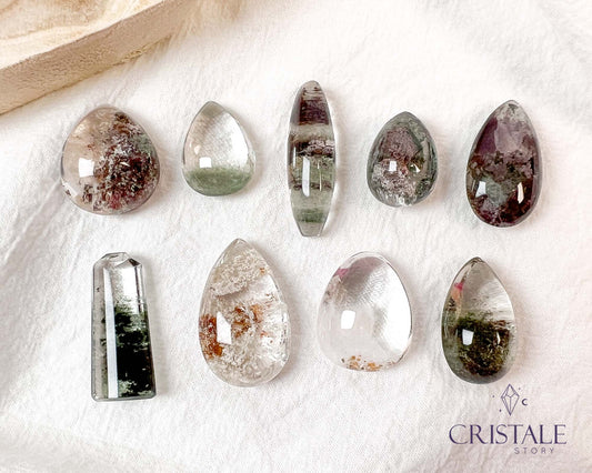 Garden Quartz Teardrop / Cabochon