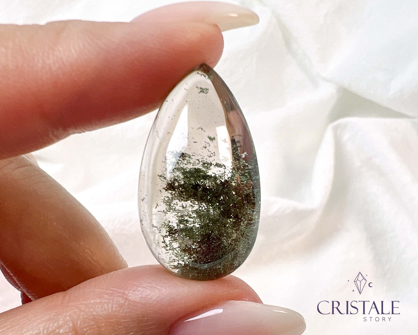 Garden Quartz Teardrop / Cabochon