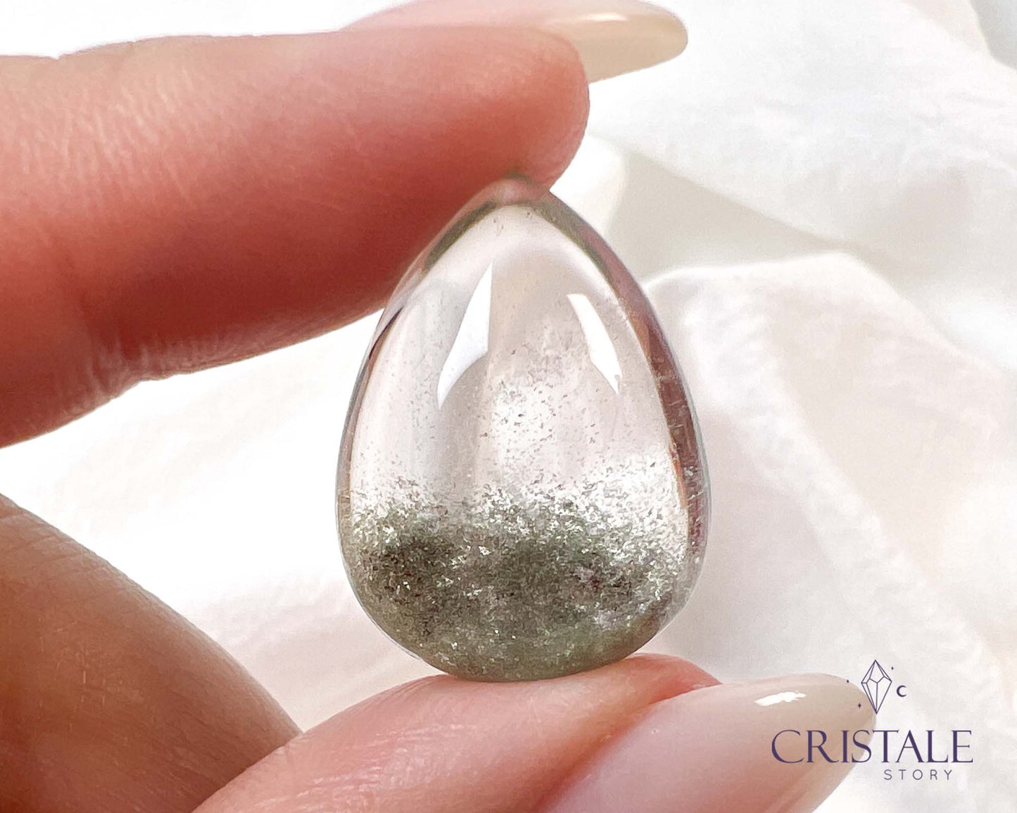 Garden Quartz Teardrop / Cabochon