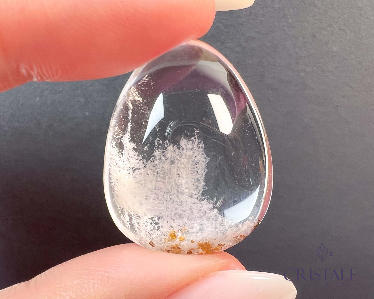 Garden Quartz Teardrop / Cabochon