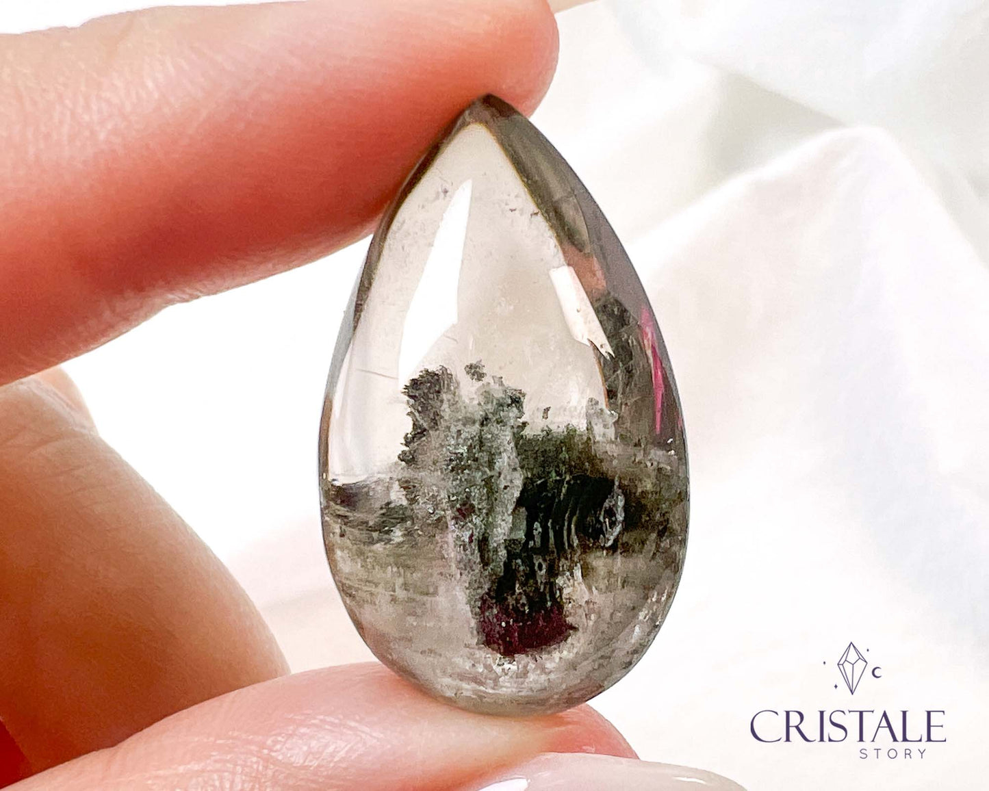 Garden Quartz Teardrop / Cabochon