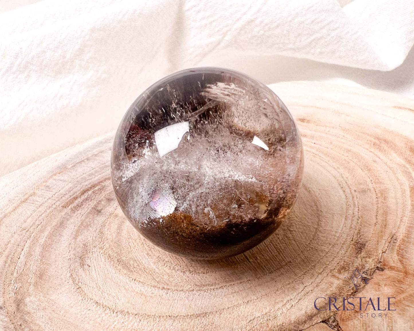 Garden Quartz Small Sphere | 35GA