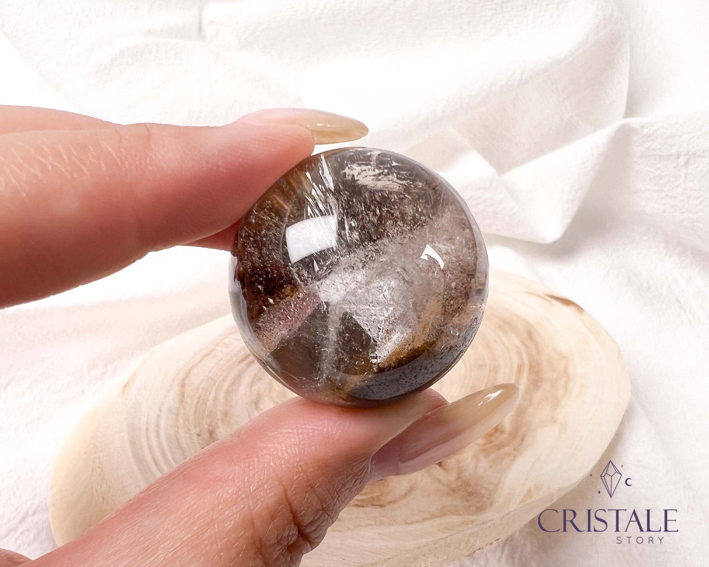 Garden Quartz Small Sphere | 35GA