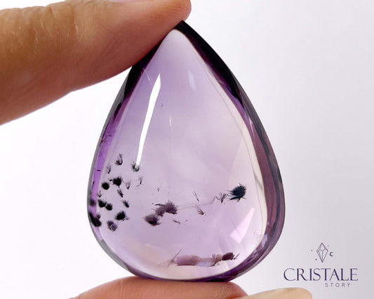 Ametrine with Hollandite Teardrop | 98PA