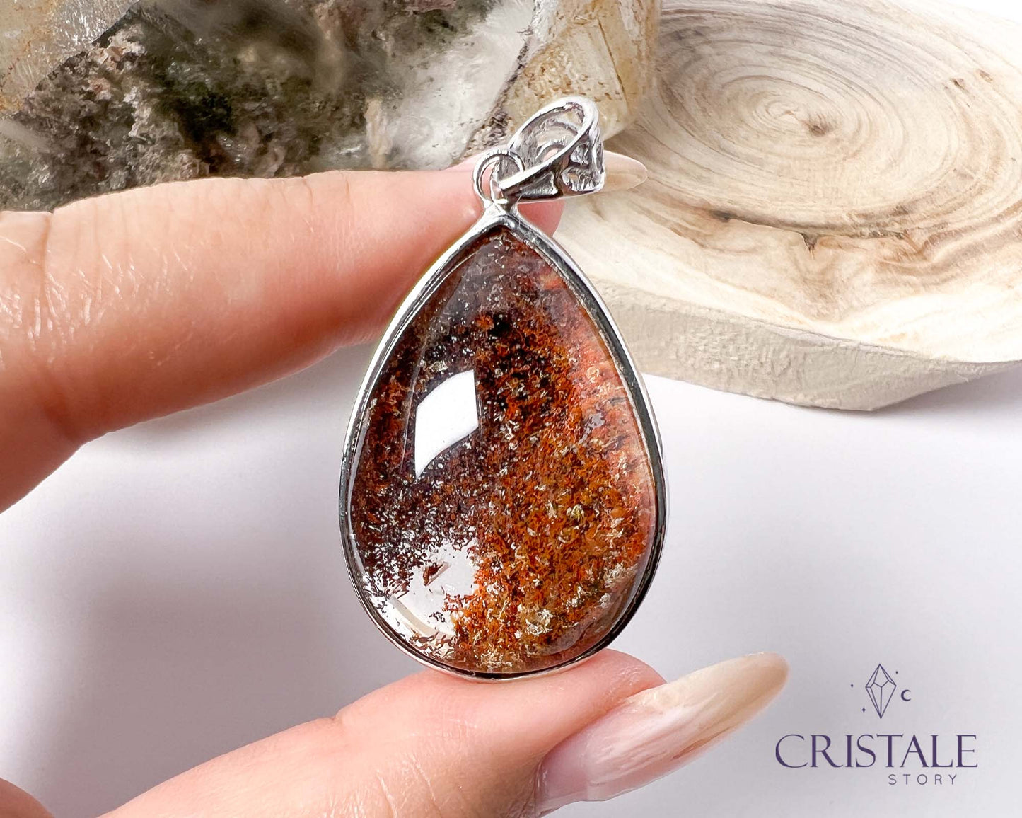 Garden Quartz Copper Pendant | F-K