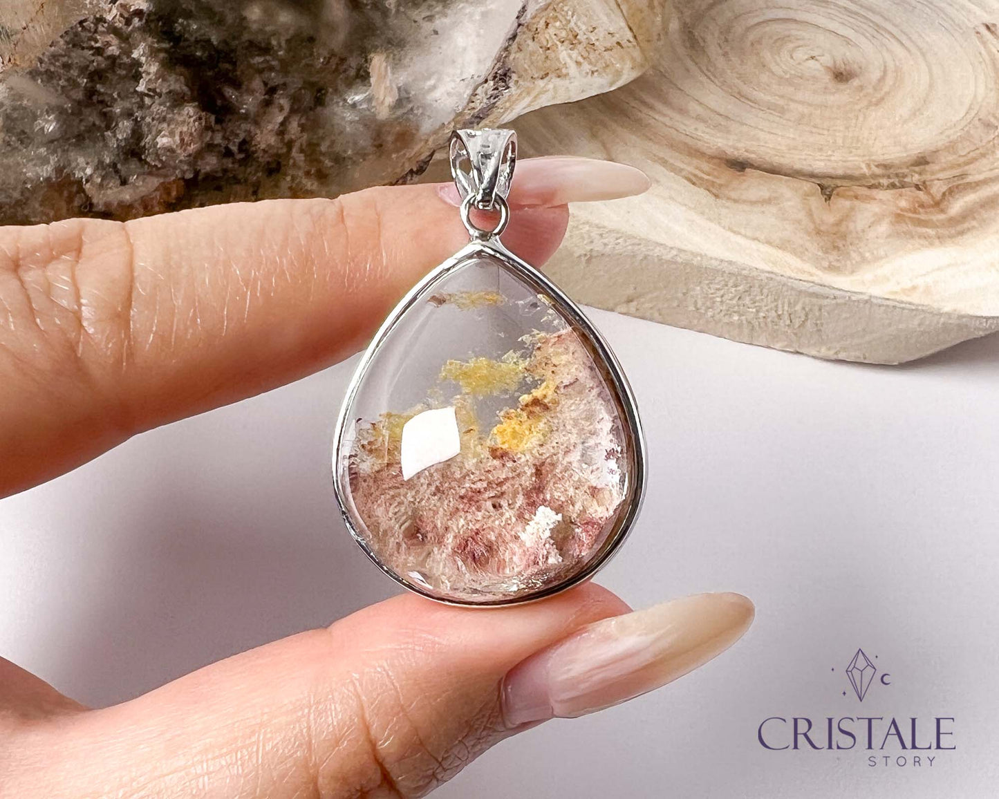 Garden Quartz Copper Pendant | F-K