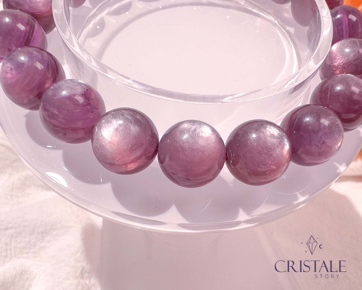 High Quality Gem Lepidolite Bracelet