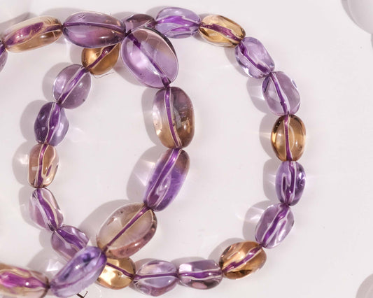 Ametrine Jellybean Bracelet