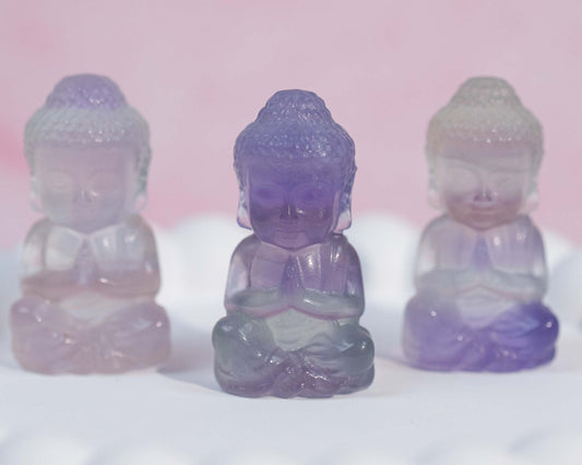 Fluorite Buddha