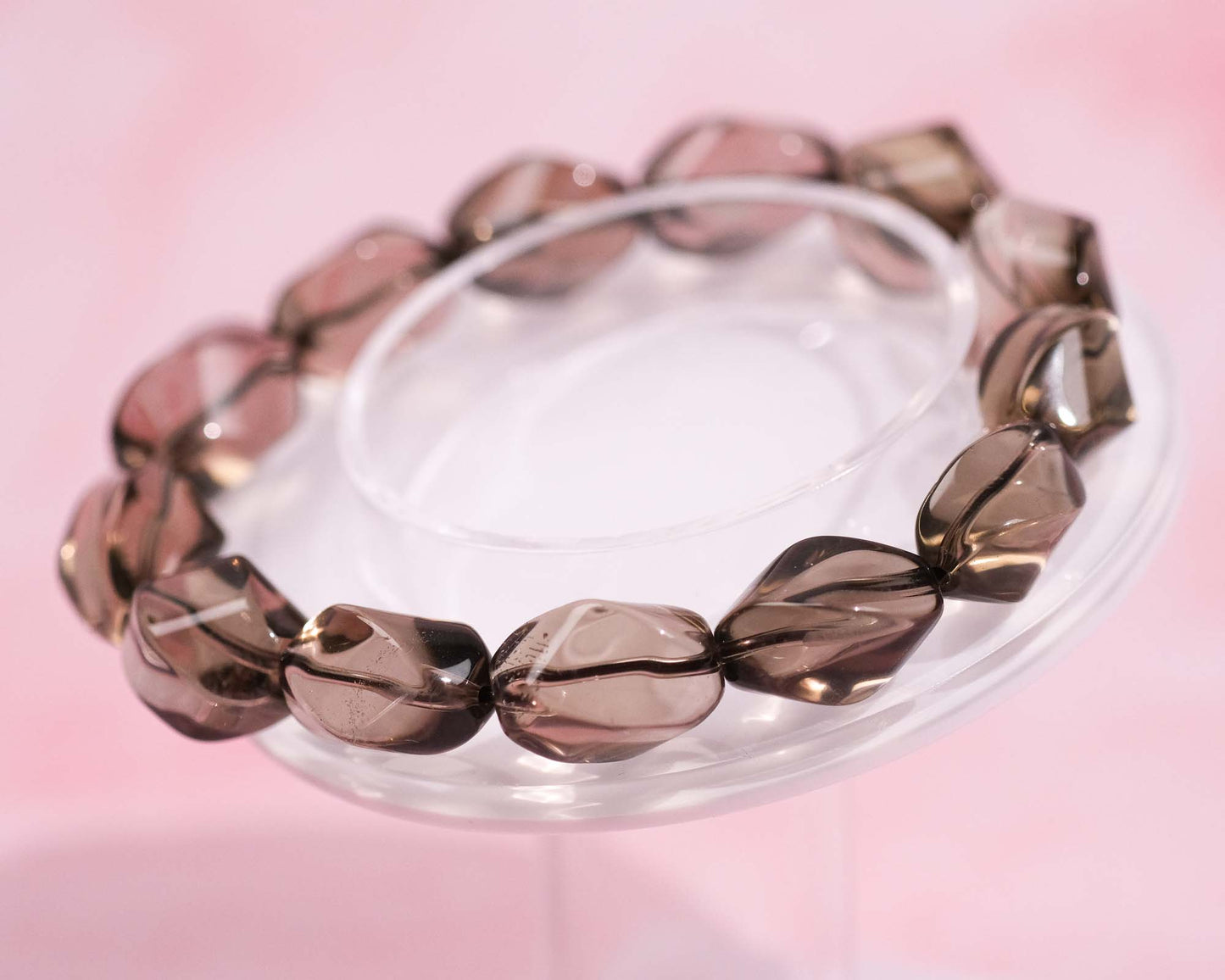 Smoky Quartz Freeform Bracelet