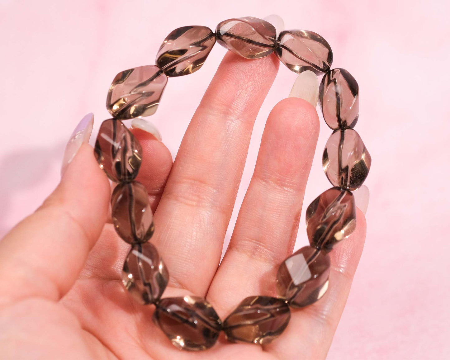 Smoky Quartz Freeform Bracelet