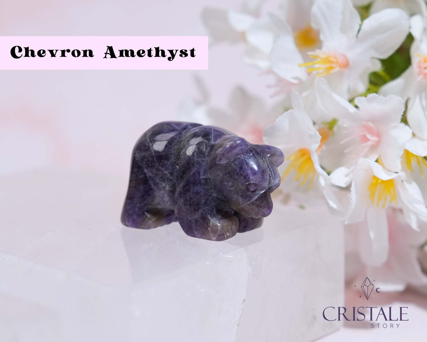 Crystal Bear Carving