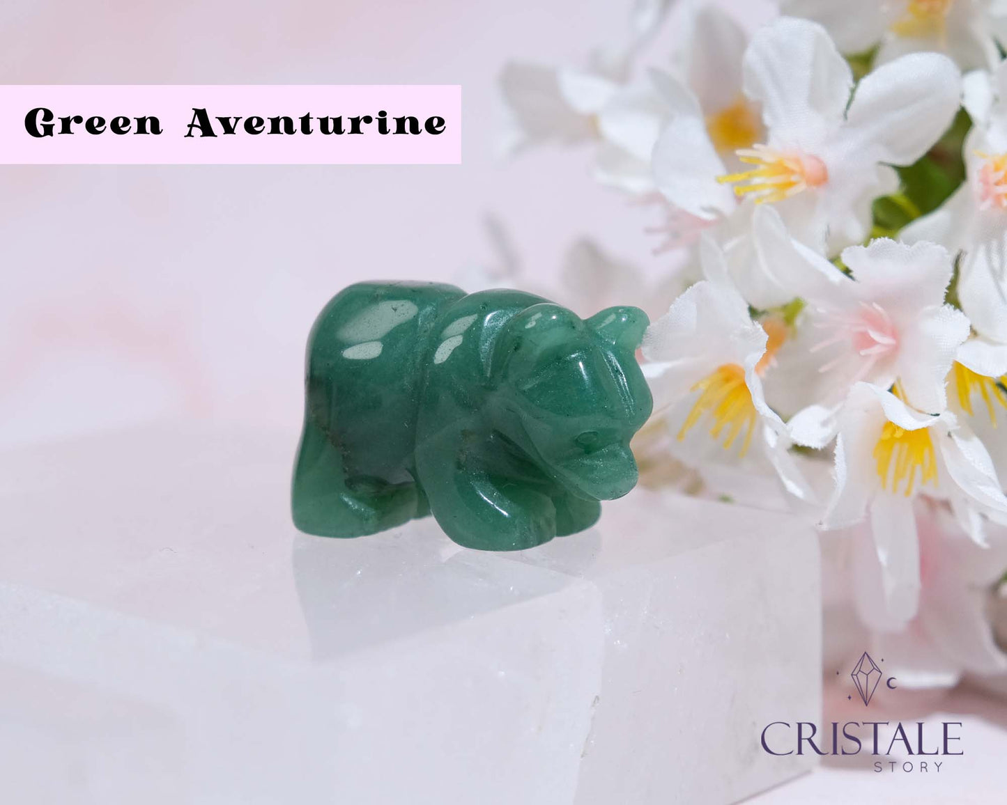 Crystal Bear Carving