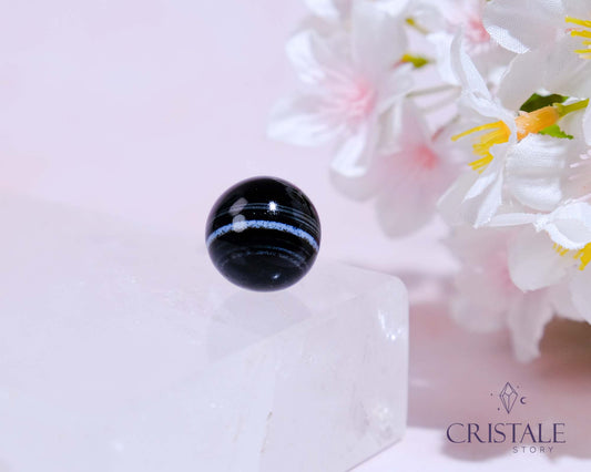 Black Agate Sphere