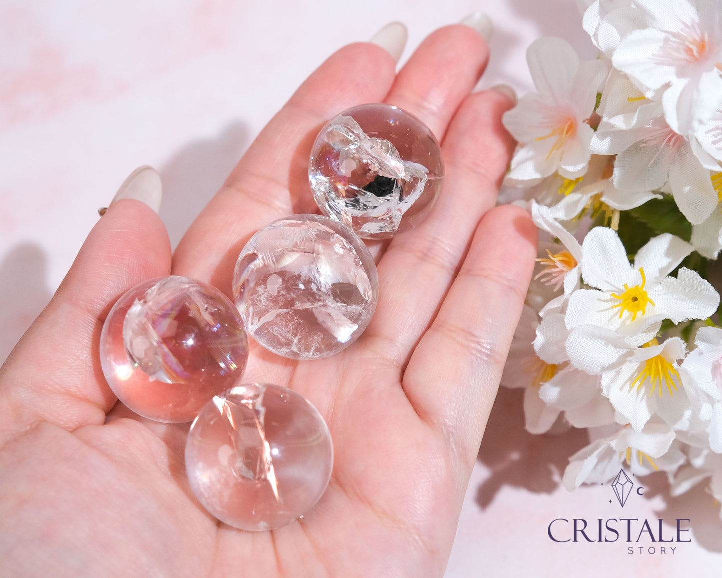 26mm Clear Quartz Sphere