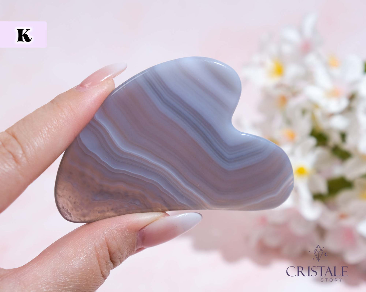 Dark Grey Agate Gua Sha | PICK YOUR OWN