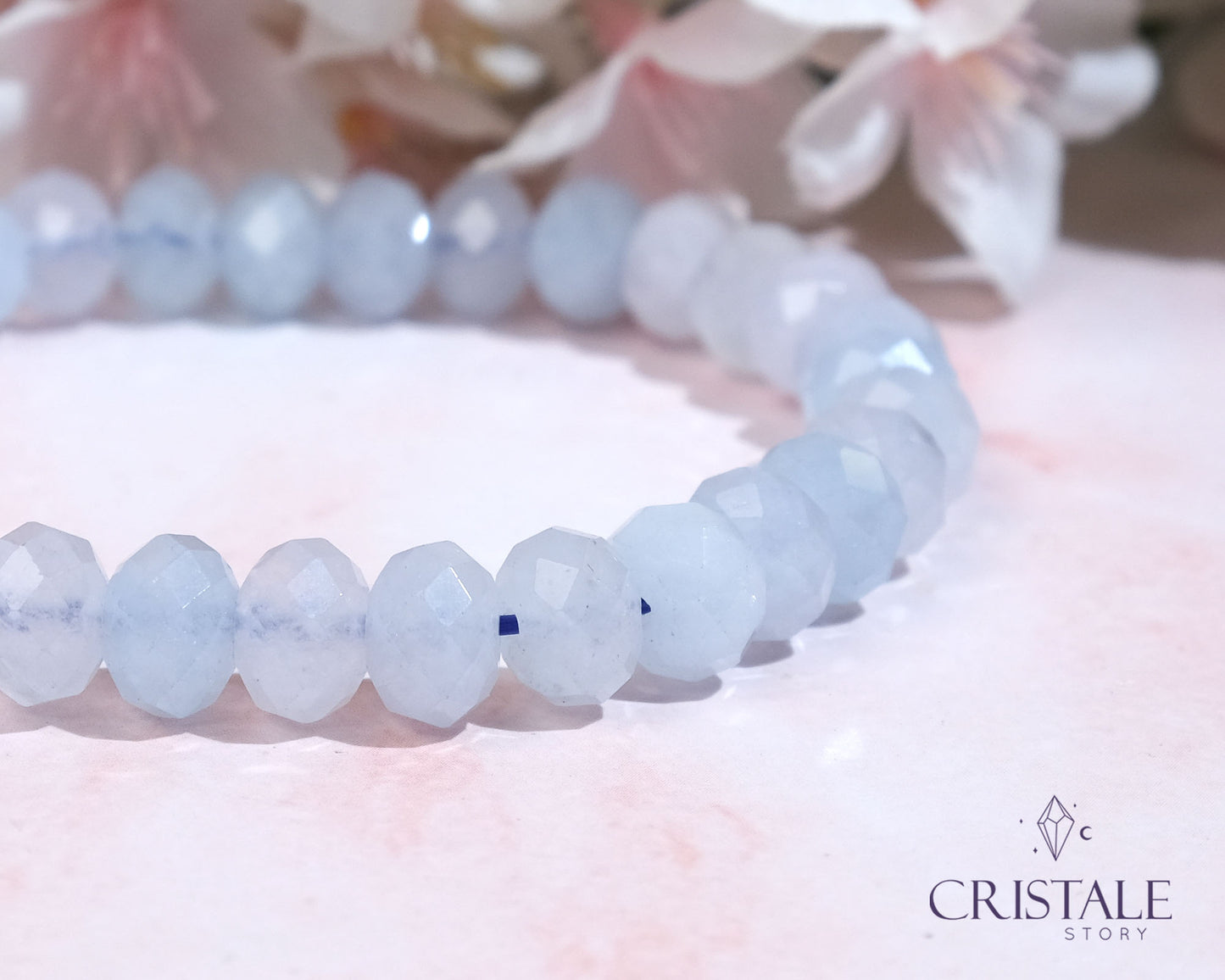 Faceted Aquamarine Bracelet