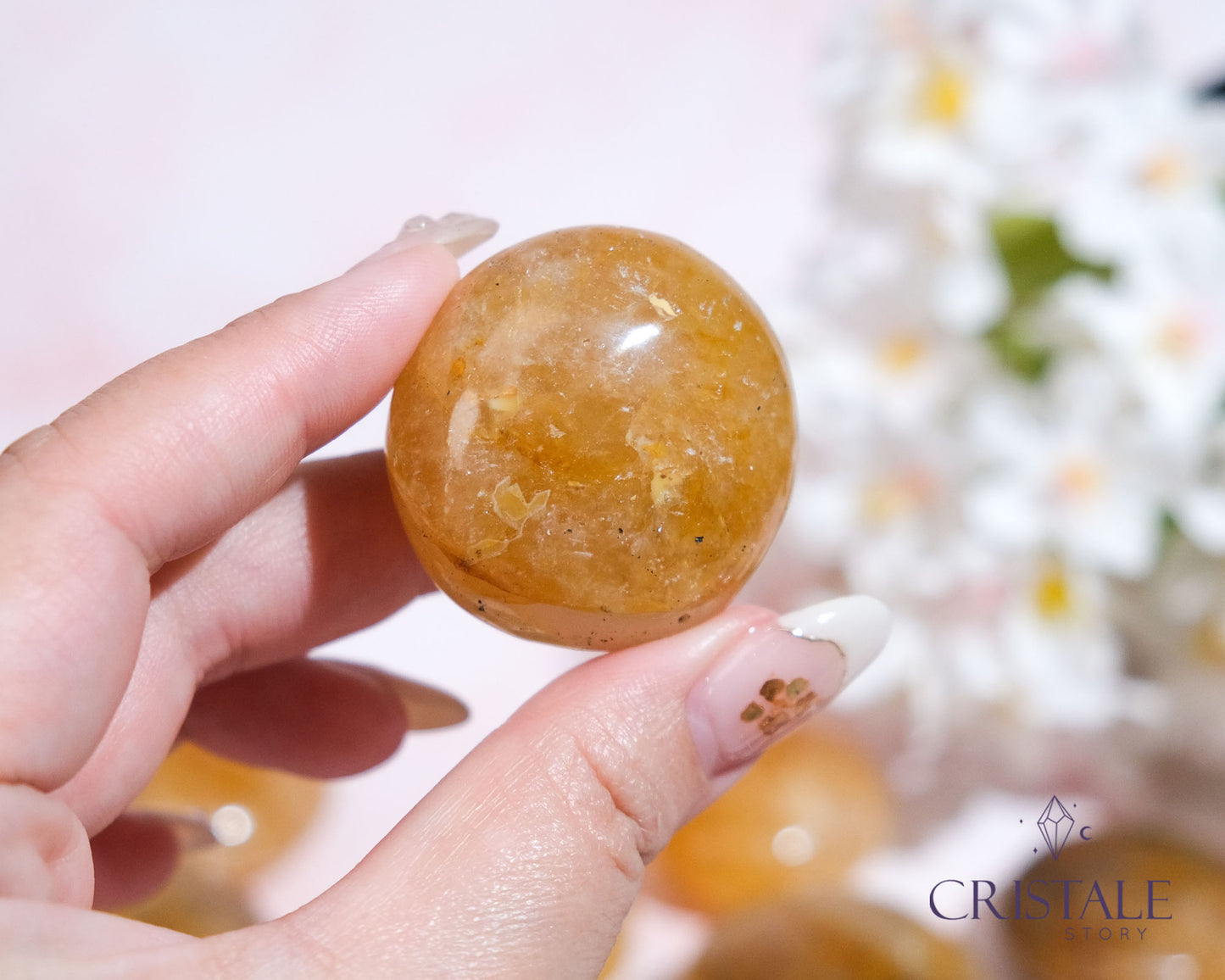 Golden Healer Palm Stone