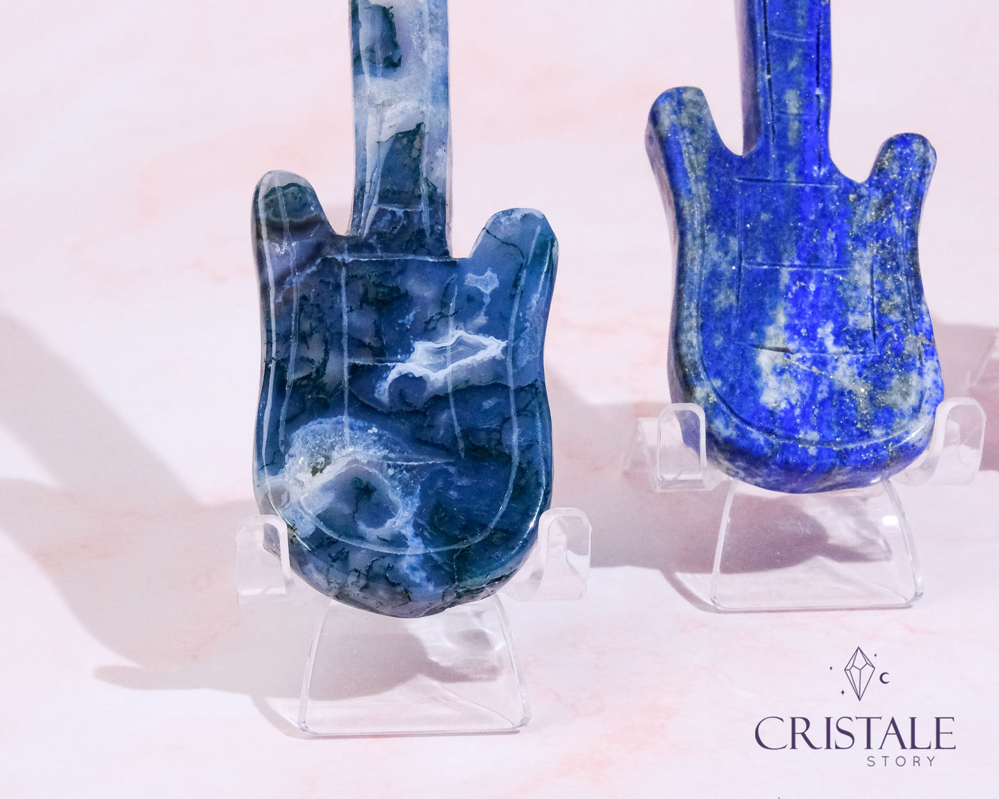 Crystal Guitar Carving