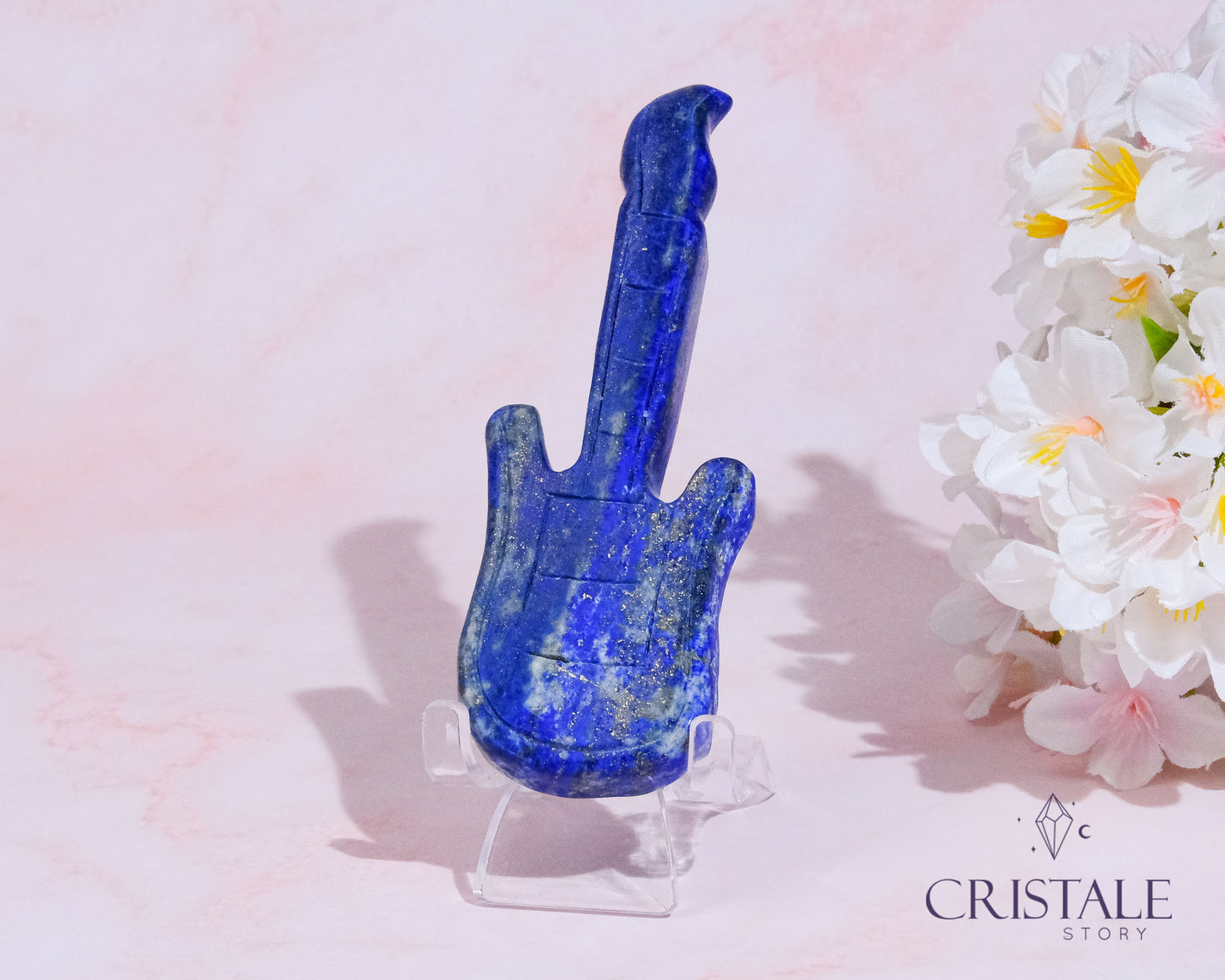 Crystal Guitar Carving