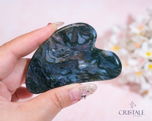 Moss Agate Gua Sha | PICK YOUR OWN