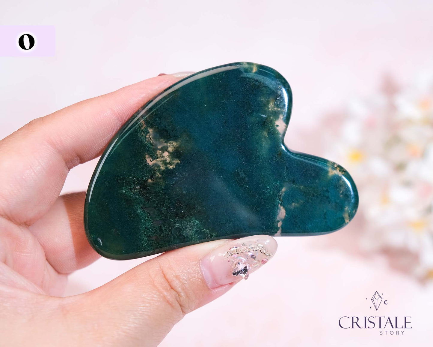 Moss Agate Gua Sha | PICK YOUR OWN