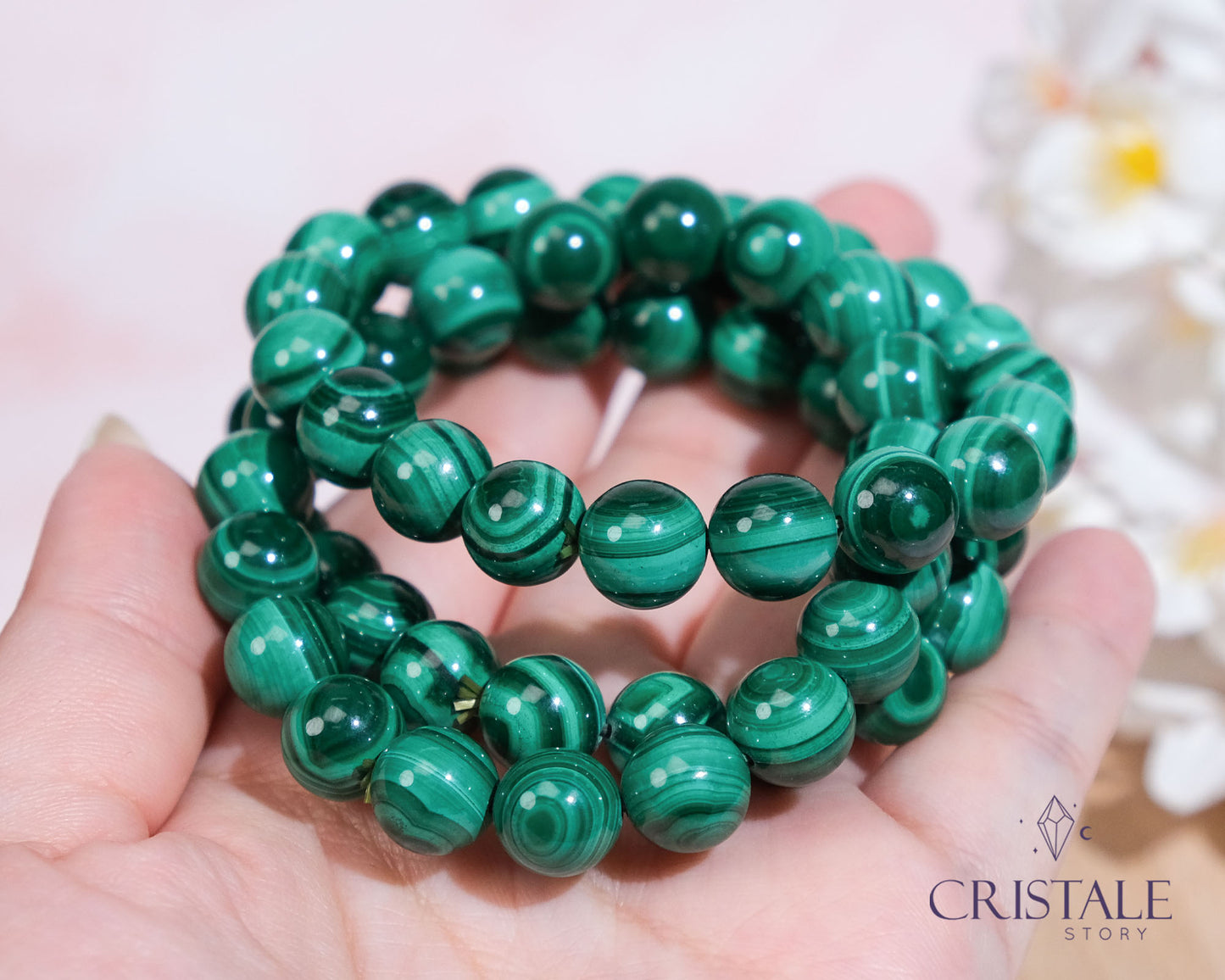 10mm Malachite Bracelet