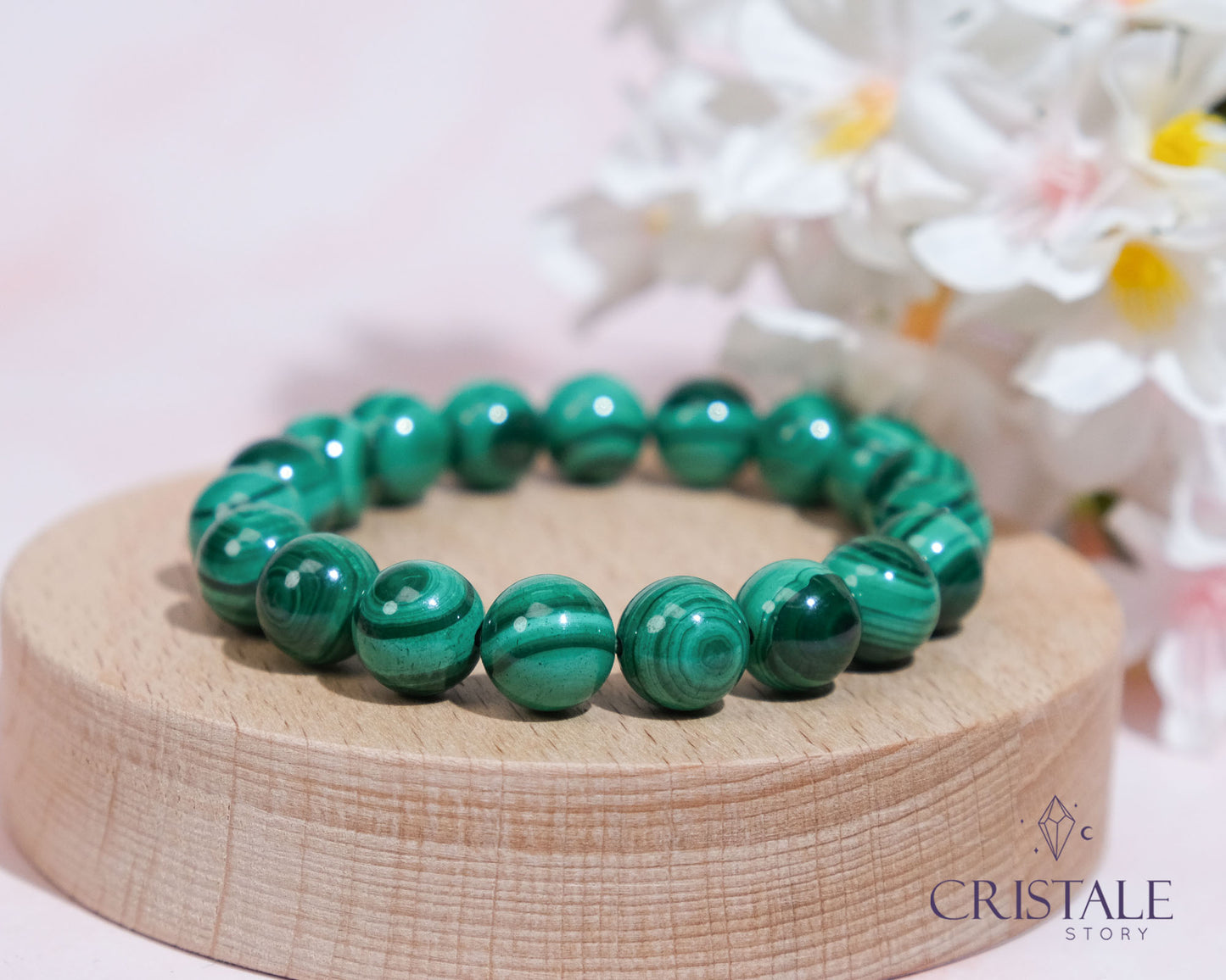 10mm Malachite Bracelet