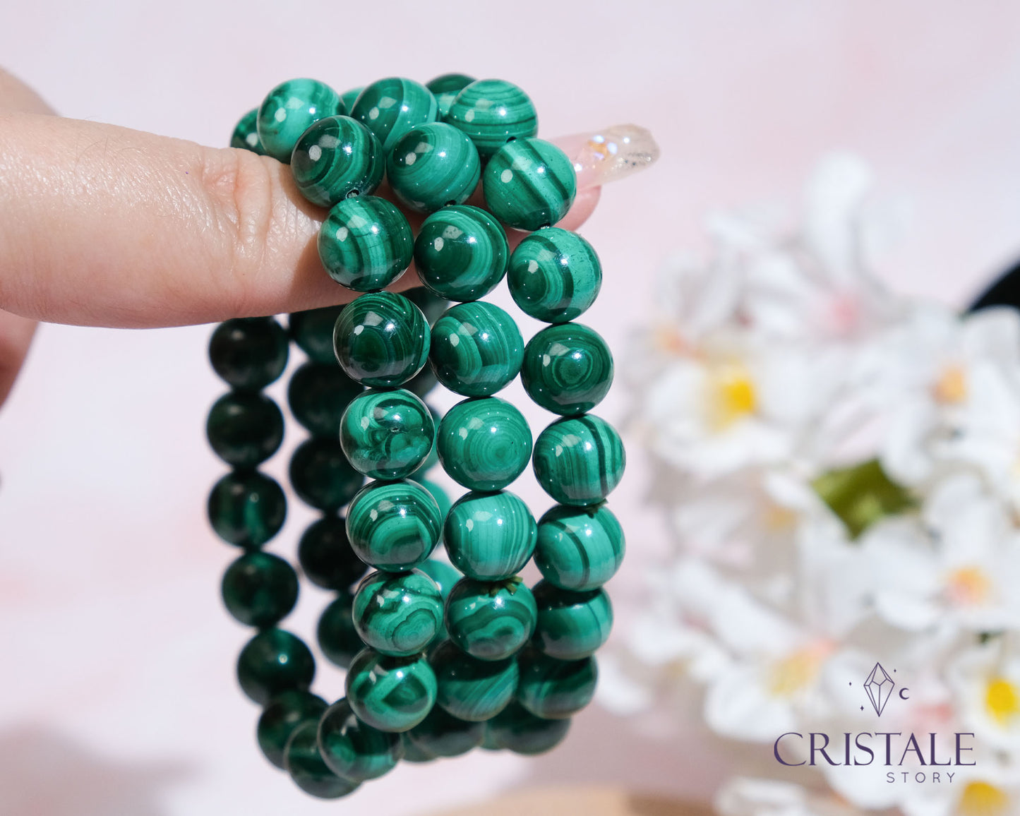 10mm Malachite Bracelet