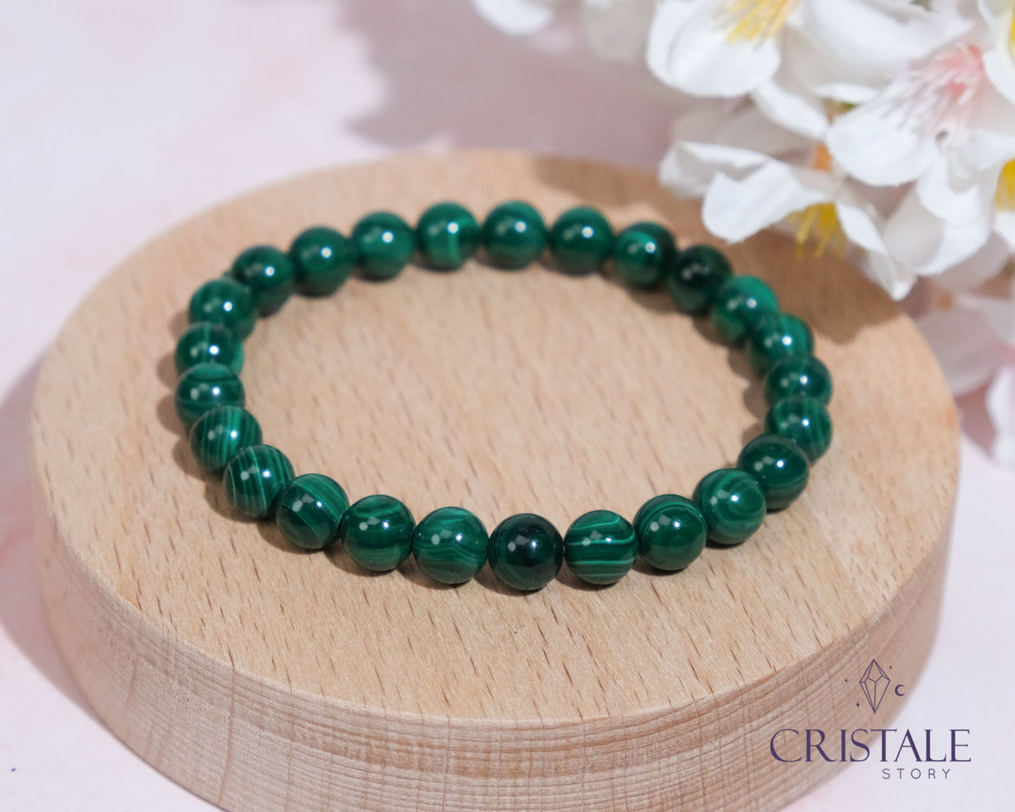 7mm Malachite Bracelet