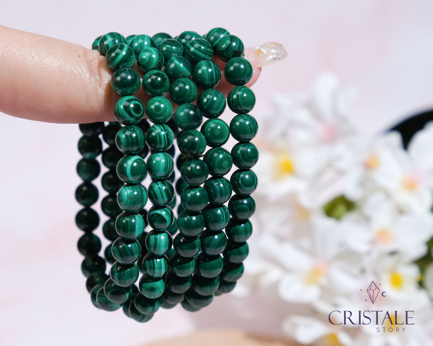 7mm Malachite Bracelet