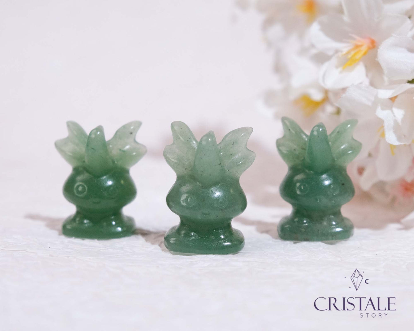 3cm Green Aventurine Oddish