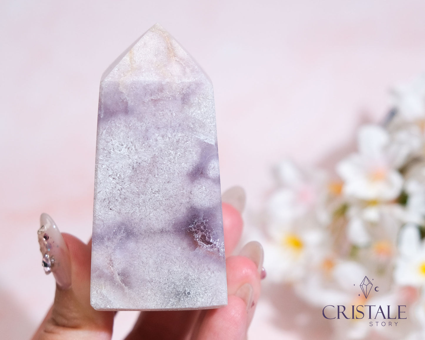 Pink Amethyst Point 159G