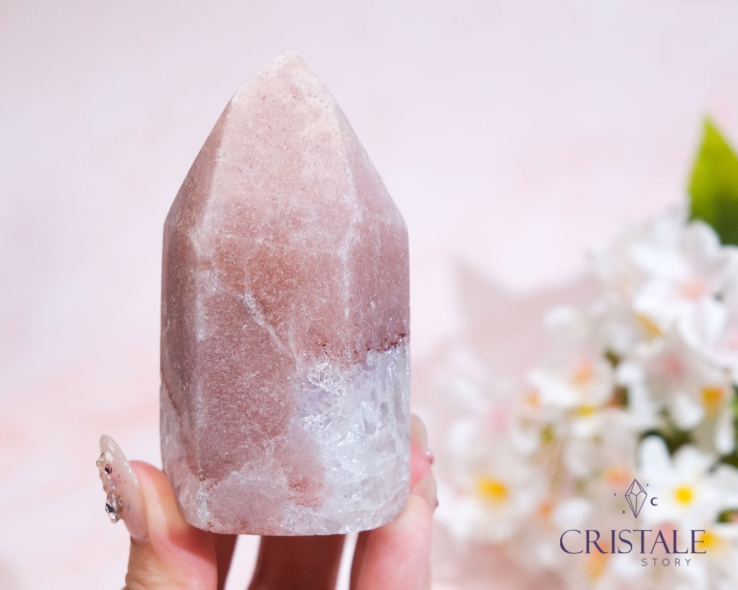 Pink Amethyst Point 241G