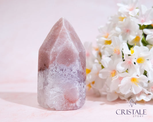 Pink Amethyst Point 241G