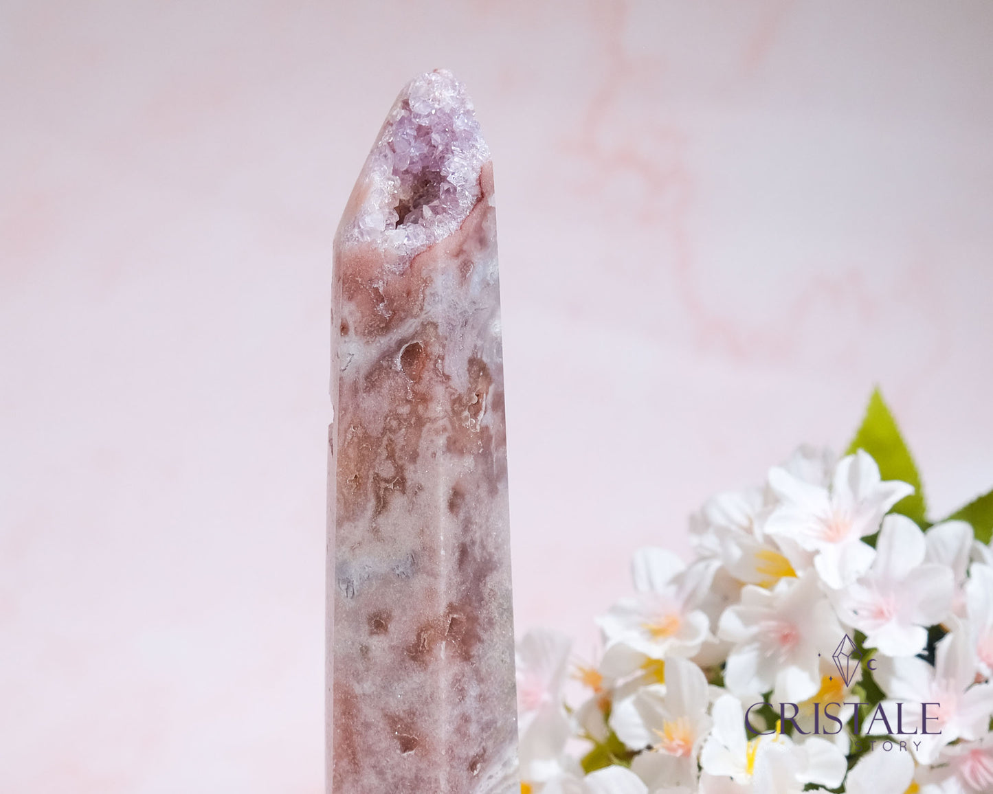 Pink Amethyst Point 300G