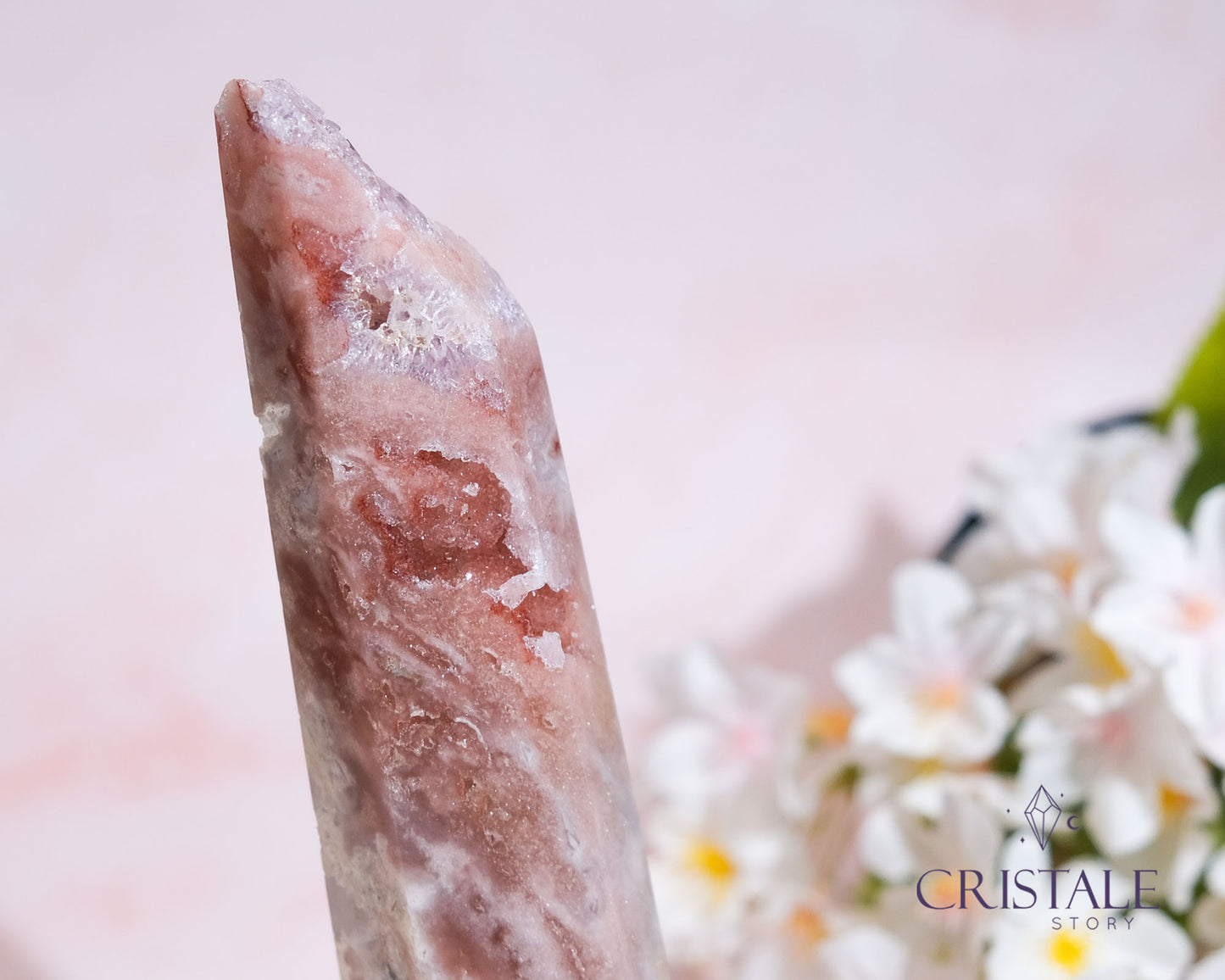 Pink Amethyst Point 300G