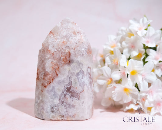 Pink Amethyst Point 363G