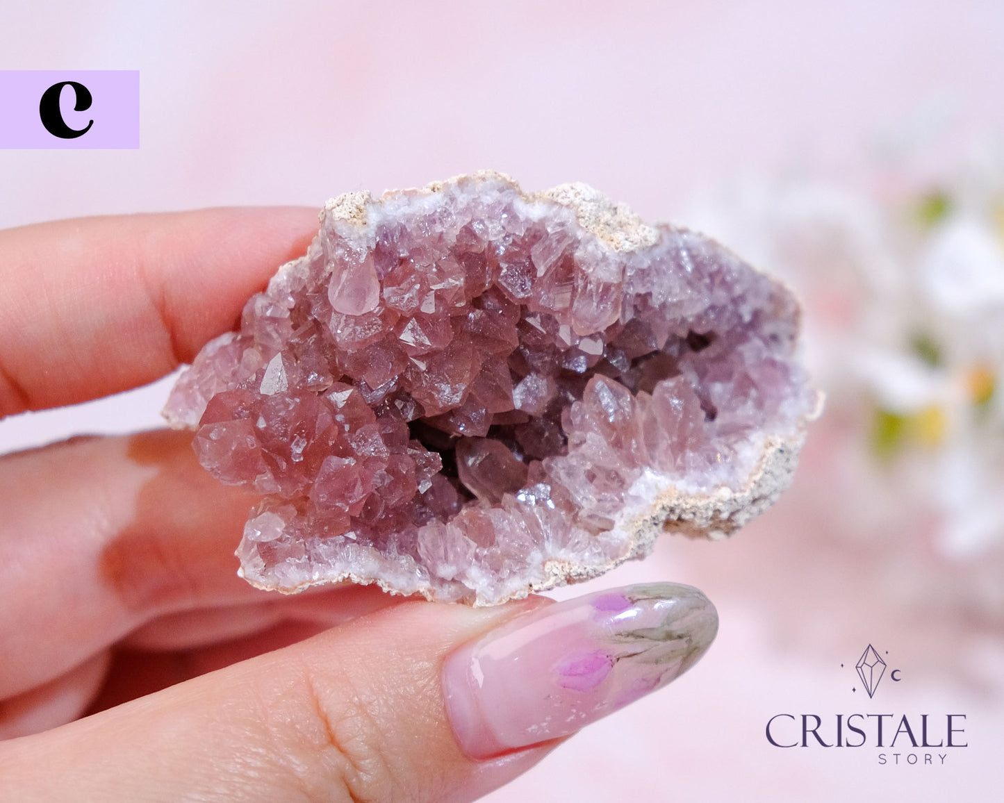 Raw Pink Amethyst Geode (Argentina)