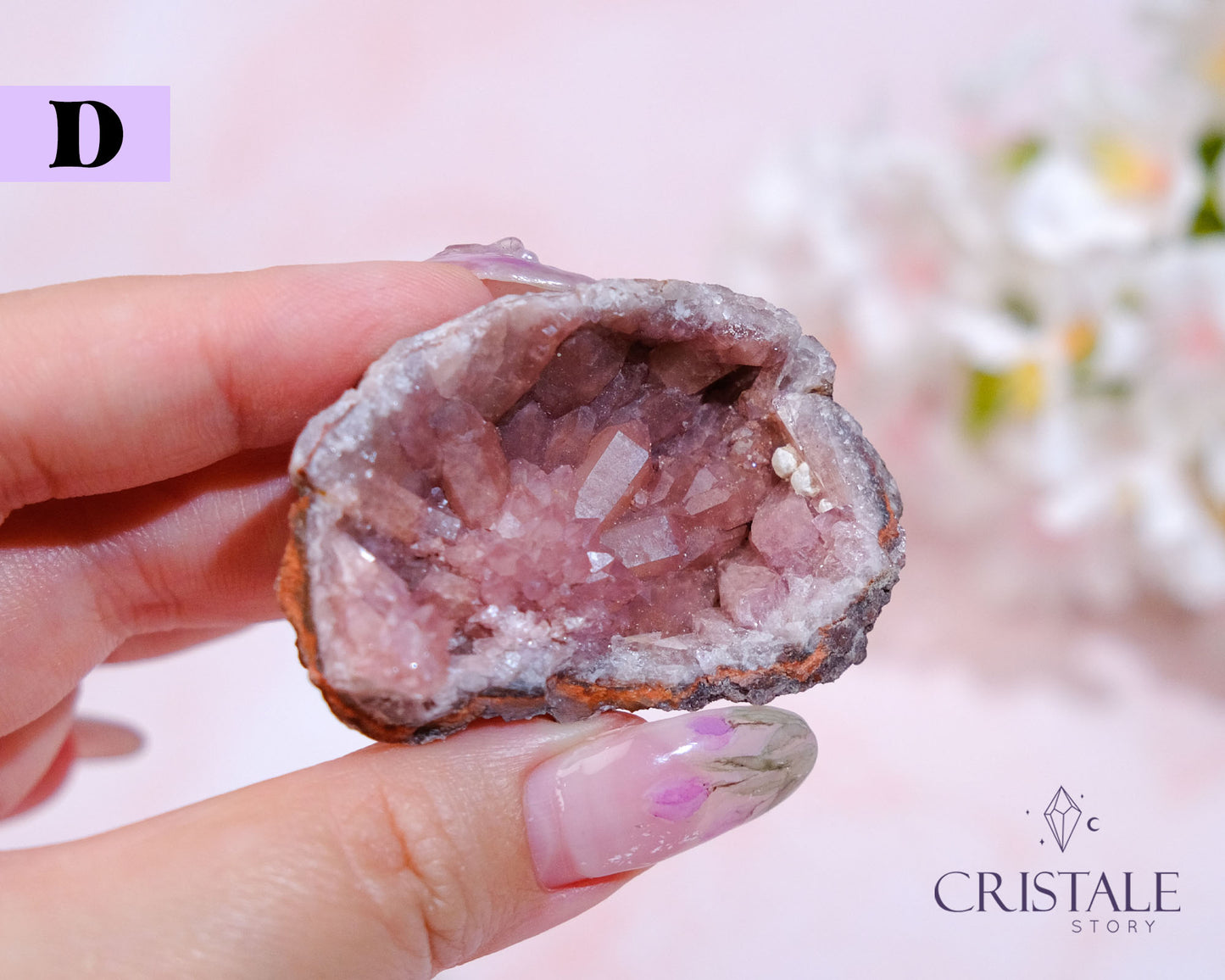 Raw Pink Amethyst Geode (Argentina)