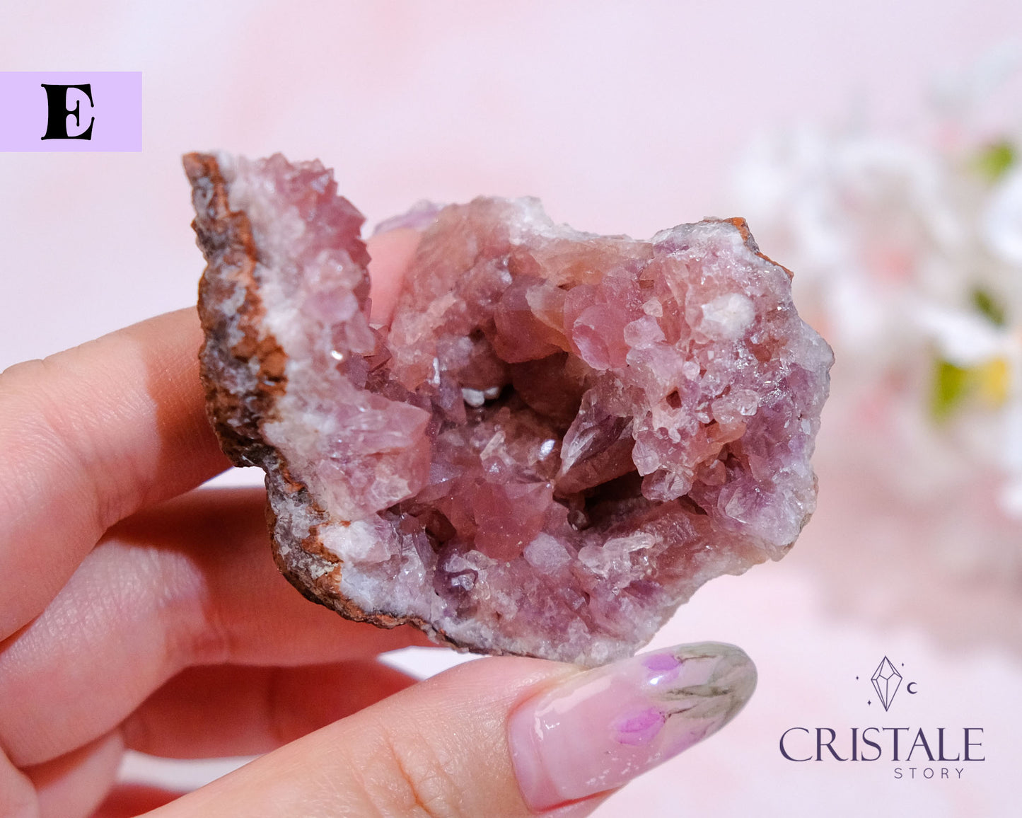 Raw Pink Amethyst Geode (Argentina)