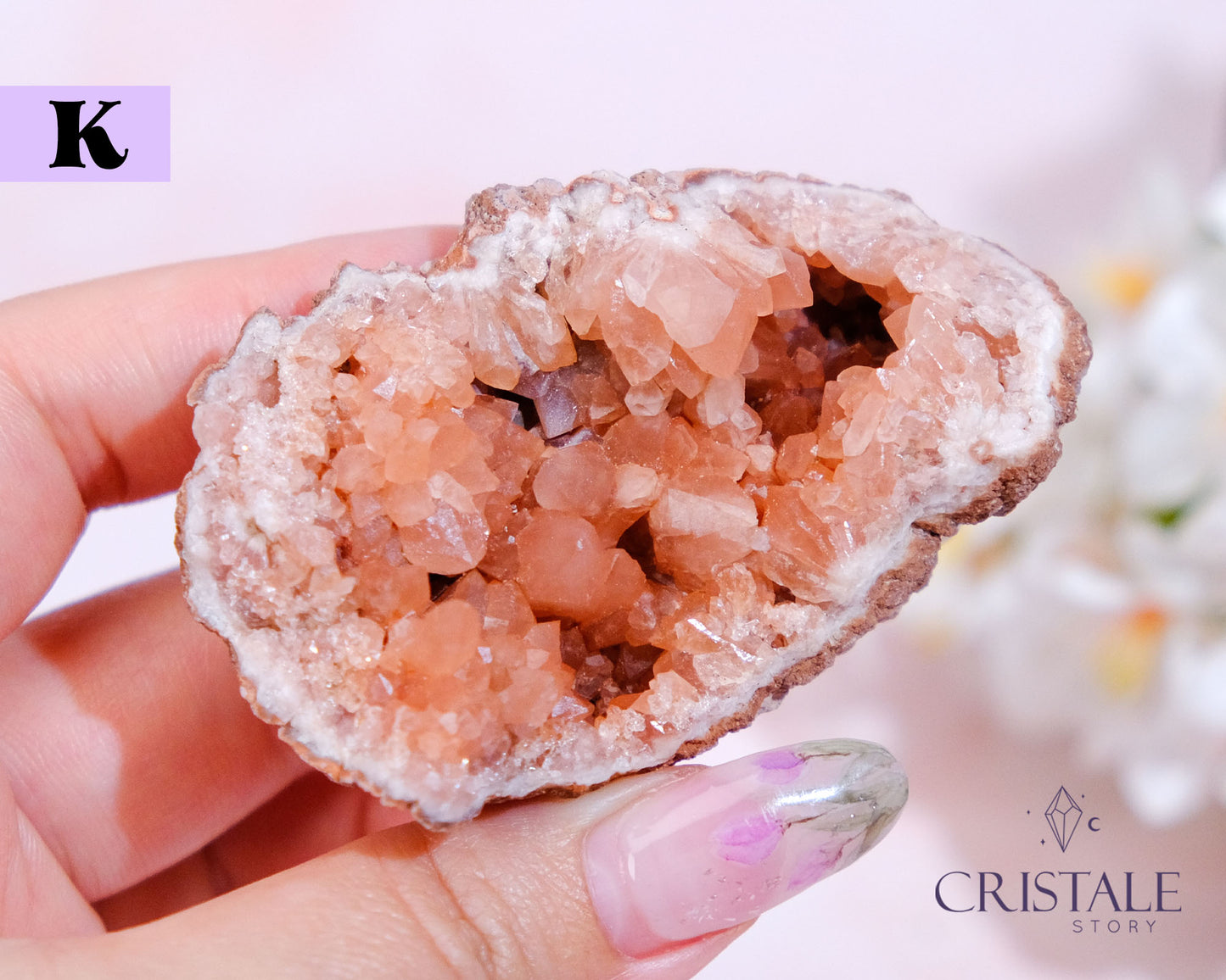 Raw Pink Amethyst Geode (Argentina)