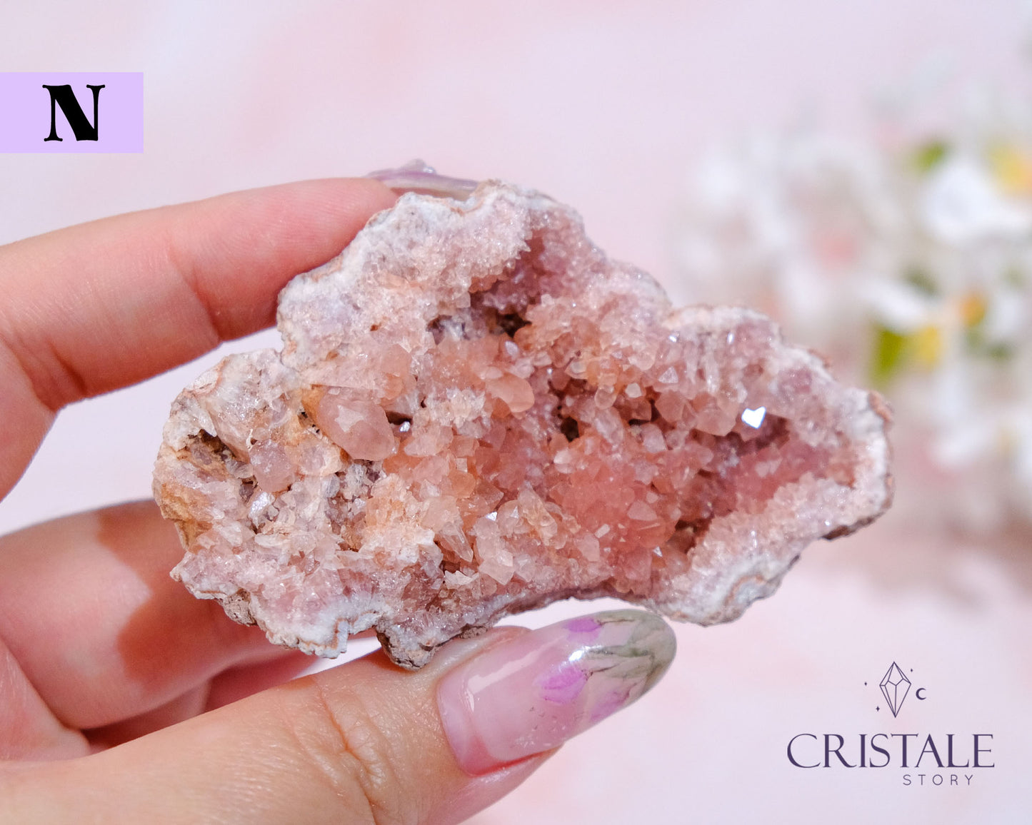 Raw Pink Amethyst Geode (Argentina)