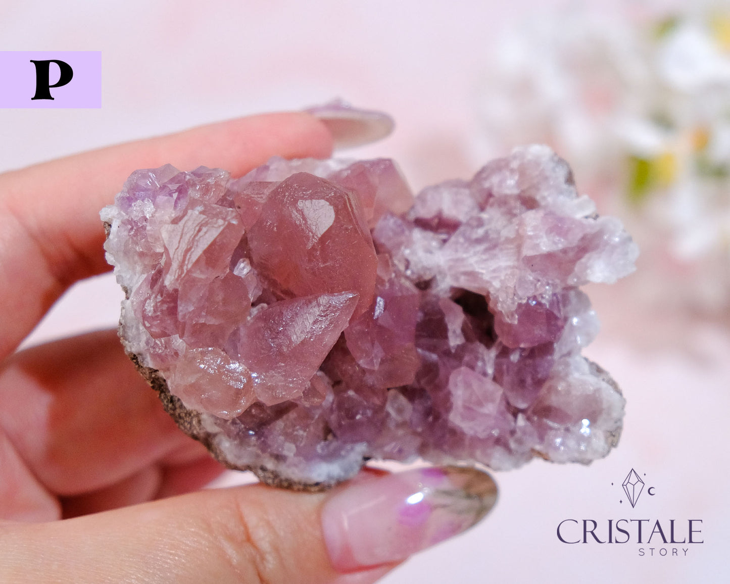 Raw Pink Amethyst Geode (Argentina)