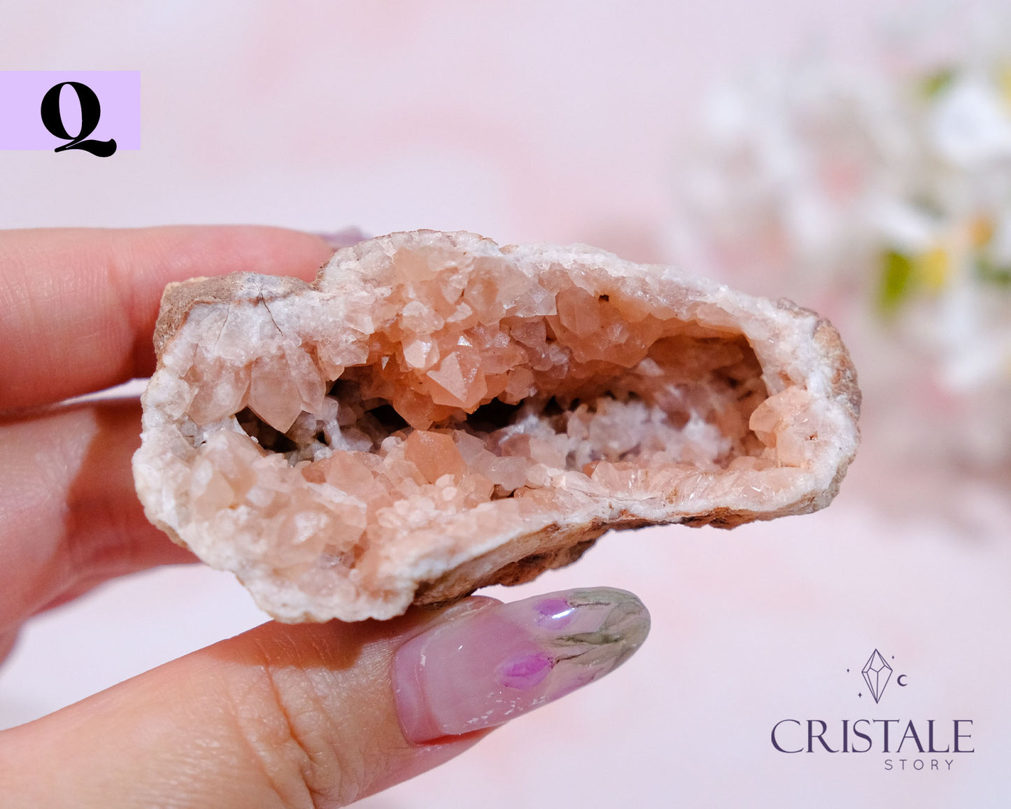 Raw Pink Amethyst Geode (Argentina)