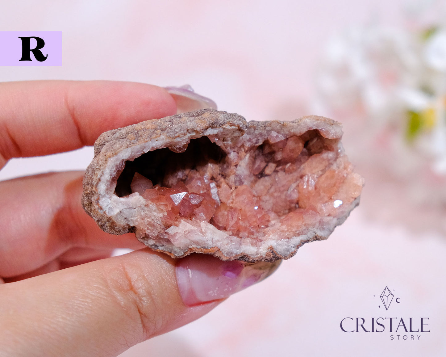 Raw Pink Amethyst Geode (Argentina)