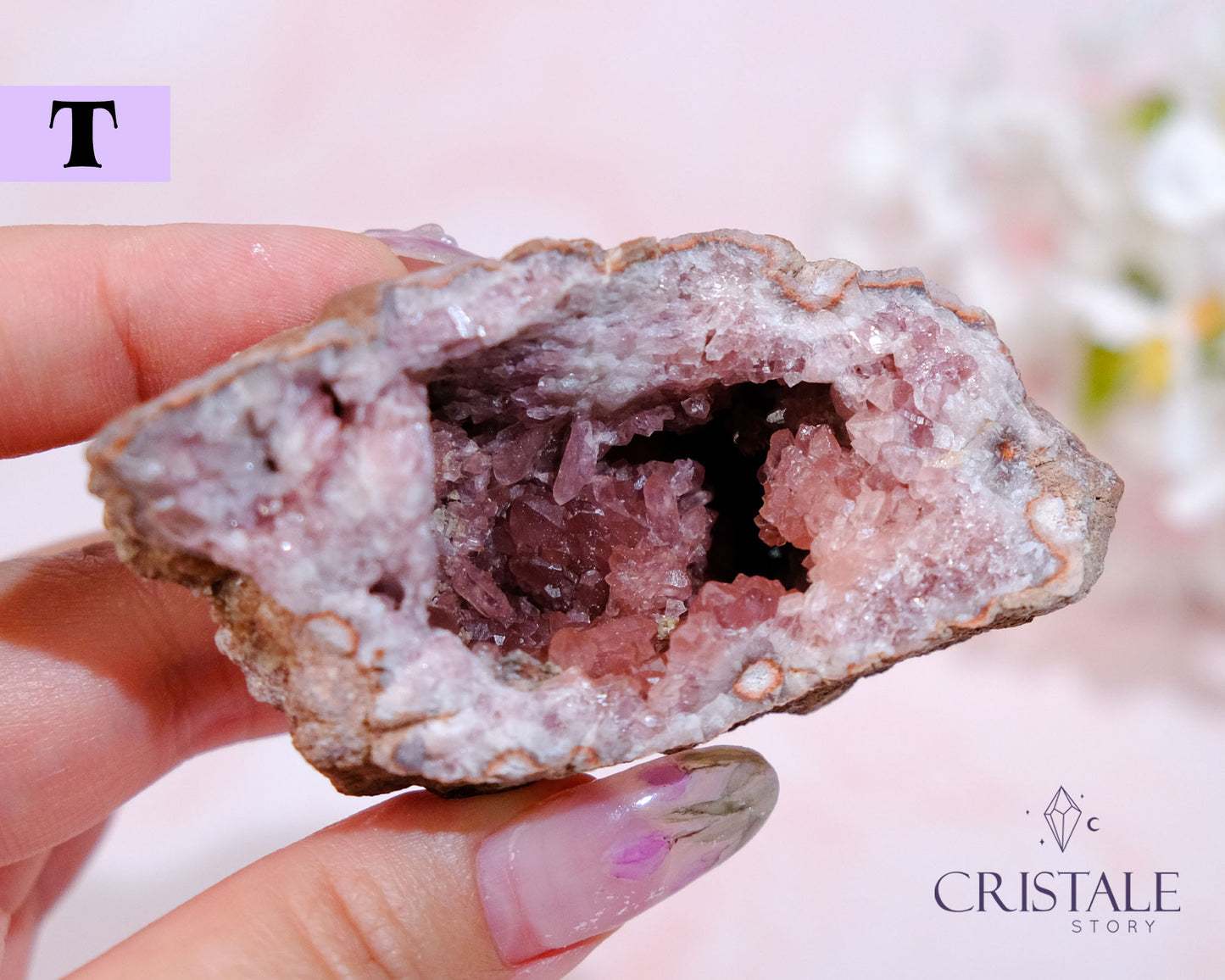 Raw Pink Amethyst Geode (Argentina)