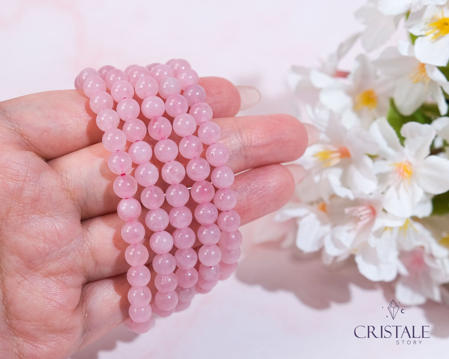 6mm Rose Quartz Bracelet