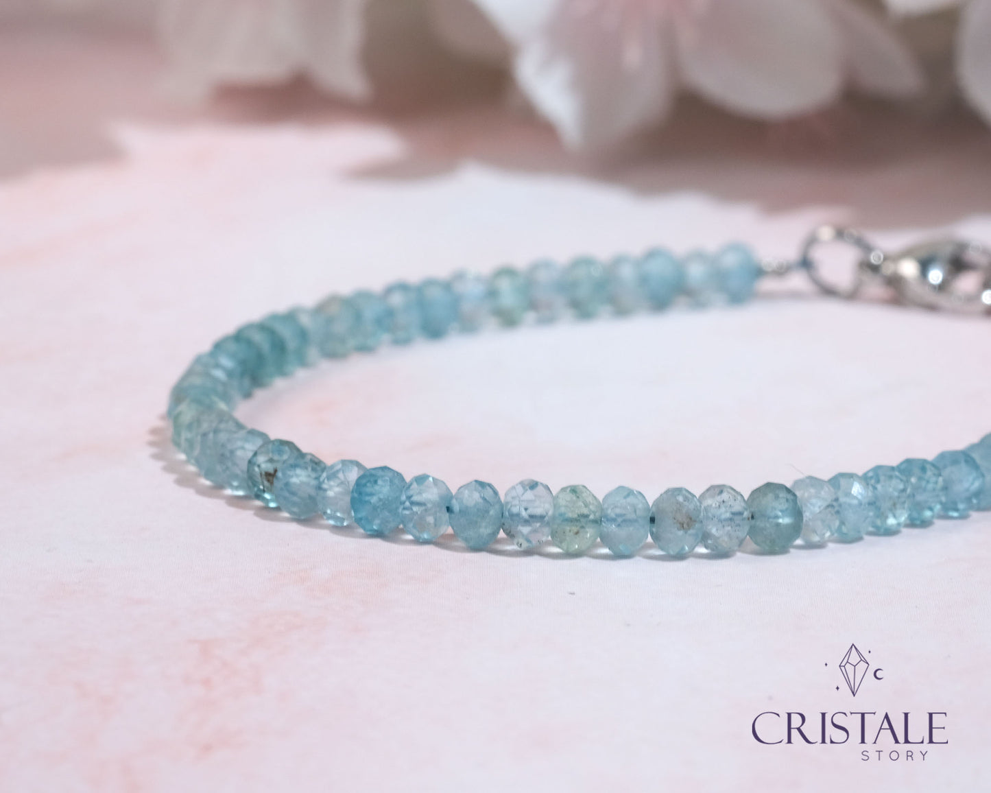 Sky Apatite Dainty Bracelet