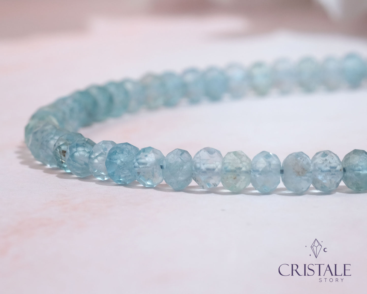 Sky Apatite Dainty Bracelet